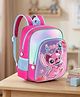 Purple Tots 11.8 Inches Premium 3D Characters Disney Lilo & Stitch Backpack - Pink