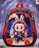 Purple Tots  12.25 Inches Lightweight Backpacks with  Labubu Print - Dark Red