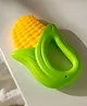 NEGOCIO textured fruit silicone baby teething to help relieve teething pain corn sensory play, pacifier-shaped, food grade- PACK OF 1 - COLOR MAY VARY