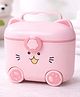 The little lookers  Milk Powder Dispenser Portable Travel Feeding Storage Container for Baby (Standard Size) - (Pink)