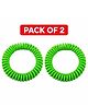 THE LITTLE LOOKERS Mosquito Repellent Wrist Band Safe Reusable Protection for Babies Kids Boys Girls (Standard Size) - Multicolor Pack of 2