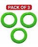 THE LITTLE LOOKERS Mosquito Repellent Wrist Band Safe Reusable Protection for Babies Kids Boys Girls (Standard Size) - Multicolor Pack of 3