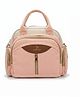 Purple Tots Large Capacity Mommy Tote Bag |Out Travel Backpack Multifunctional Women Stroller | Maternity Diaper Organizer Handbag - Pink
