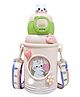 SCHOOLISH Children's Thermos Bottle, Portable and Cute, 316 Stainless Steel Hot & Cold Water Bottle with Lid, for Kids (500ml) - White
