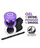 Fashion Colour 2in1 Eyebrow & Gel Eyeliner Kajal-Intense Black |Quick Dry, Smudge & Waterproof-4g, Black
