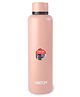 Milton Aura 1000 Thermosteel Bottle | 24 Hours Hot & Cold | Easy to Carry | Rust & Leak Proof | Tea | Coffee | Office| Gym | Home | Kitchen | Hiking | Trekking | Travel Bottle Peach - 1 Litre