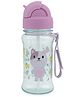 Skip Hop Besties Squad Straw Bottle Cat - Purple