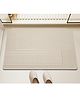 House of Quirk Bath Mat Rug Rubber Non Slip Quick Dry Absorbent Thin Bathroom Rugs Fit Under Door Bathroom Floor Mats-Shower Rug for in Front of Bathtub - Beige