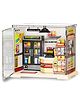 NEGOCIO Diy Miniature Dollhouse Kit Convenience Store Theme, Creative Room Mini Plastic Doll House Accessories with Light for kids & Adults - PACK OF 1- COLOR MAY VARY