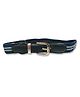 Kid-O-World Stretchable Buckle Closure Striped Belt - Dark Blue