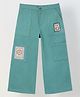 Spunkies Pure Cotton Woven Ferris Wheel Printed Pants - Green
