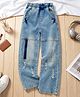 Mark & Mia Denim Woven Full Length Washed Jeans In Blue