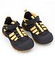 Pine Kids Velcro Closure Striped Sandals - Grey