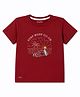 CUCUMBER Cotton Knit T-Shirt Half Sleeves Sinker Rust Orange 4-5 Years