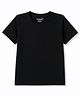 CUCUMBER Cotton Knit T-Shirts Half Sleeves Round Neck Black 6-7 Years