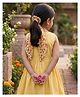 Aye Candy Floral Printed Scrunchie - Yellow