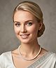 MANSIYAORANGE Rhodium-Plated White AAA Grade Glass Pearl Daily Wear Mala Necklace(Weight : 12 g)