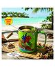 Disney by Gluman SS Jazz Mug with Steel Inner & Integrated Handle BPA Free & Dishwasher Safe With Moana Print - Multicolor