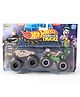 Hot Wheel Die Cast Free Wheel Monster Trucks  'the Joker Toy Pack Of 2 - Multicolor