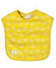 The Mom Store Cotton Waterproof Buttercream Clouds Feeding Bib - Yellow