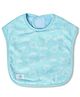 The Mom Store Cotton Waterproof Sky Drift Feeding Bib - Light Blue