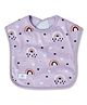 The Mom Store Cotton Waterproof Lavender Twinkle Feeding Bib - Lavender