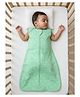 The Mom Store Cotton Vroom Vroom Sleeping Bag - Green