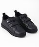 Pine Kids School Shoes With Velcro Closure - Black