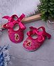 Daizy Stones Embellished Paisley Detailed Booties - Pink