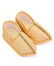 Daizy Mojari Stones Embellished  Mojaris - Golden