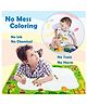 Sanjary Kids Reusable Water Drawing Mat with Magic Pens, Educational Doodle Coloring Playmat, Washable Learning Toy for Toddlers Boys Girls Gift color design may vary