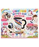 Sanjary Cute Rainbow Unicorn Ceramic Mug with Lid, Creative Twisted Coffee Tea Cup, Cartoon Gift Drinkware for Kids Home Office Use color design may vary