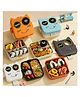 Sanjary Cute Cat Lunch Box with Stainless Steel Compartments, Leakproof Portable Food Container for Kids, School Snacks Organizer, Durable BPA Free Meal Box color design may vary