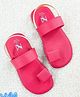 The Madras Trunk Solid Slingback Sandals - Pink