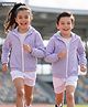 Pine Active Full Sleeve Ultra Comfort Athleisure Jacket Unisex Light Lavender 8-9Y