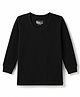 Bodycare Cotton Full Sleeves Solid Thermal Vest - Black