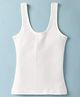 Bodycare Thermal Sleeveless Solid Dyed Vest - White