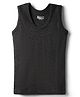 Bodycare Cotton Sleeveless Solid Colour Thermal Vest - Charcoal Grey