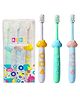 FunBlast Cute Toothbrush Soft Bristles for Kids  Pack of 3 (Multicolor)