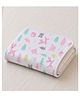 The little lookers Polyster Knit Printed Baby Blanket - Pinkforest - Pink