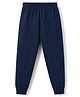 Bodycare Cotton Knit Full Length Polka Dots Printed Lounge Pant - Navy Blue