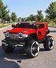 Ebabykart 4X4 Heavy Duty 12V Electric Ride On Jeep for Kids with Remote Control, Music and Light 1-7 Yrs(Red)