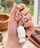 Vinglits Bunny 3D Printed Keychain, Articulated Animal Fidget Toys Stress Relief Desk Toys for Kids & Adults (Mimi the Sheep) - White