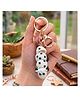 Vinglits Bunny 3D Printed Keychain, Articulated Animal Fidget Toys Stress Relief Desk Toys for Kids & Adults - White