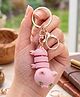 Vinglits Bunny 3D Printed Keychain, Articulated Animal Fidget Toys Stress Relief Desk Toys for Kids & Adults - Pink