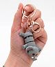 Vinglits 3D Printed Keychain, Articulated Animal Fidget Toys, Pocket-Friendly Keyrings, Stress Relief Desk Toys for Kids & Adults, Collectible Accessories - Grey