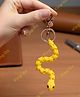 Vinglits 3D Printed Keychain, Articulated Animal Fidget Toys, Pocket-Friendly Keyrings, Stress Relief Desk Toys for Kids & Adults, Collectible Accessories - Light Yellow