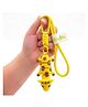 Vinglits Giraffe 3D Printed Keychain, Articulated Animal Fidget Toys, Pocket-Friendly Keyrings, Stress Relief Desk Toys for Kids & Adults, Collectible Accessories - Yellow (Large)