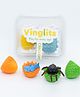 Vinglits Mystery Eggs  3D Printed Animal Fidget Toys, Collectible Fidget Toys, Farm, Wild, Aqua, Bug, and Fantasy Themes, Fun for Kids & Gifting (Aqua Squad, Pack of 2)