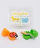 Vinglits Mystery Eggs  3D Printed Animal Fidget Toys, Collectible Fidget Toys, Farm, Wild, Aqua, Bug, and Fantasy Themes, Fun for Kids & Gifting (Bugsy & Scaly, Pack of 2)